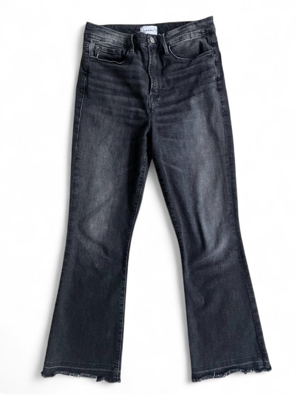Frame - High Rise Mini Flare Jeans